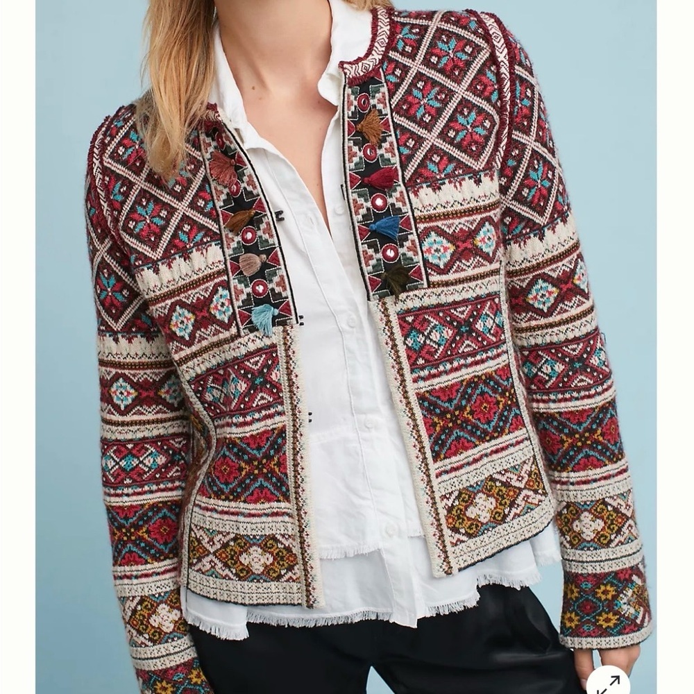 Peck&Peck and Anthro heavy warm Cardigan